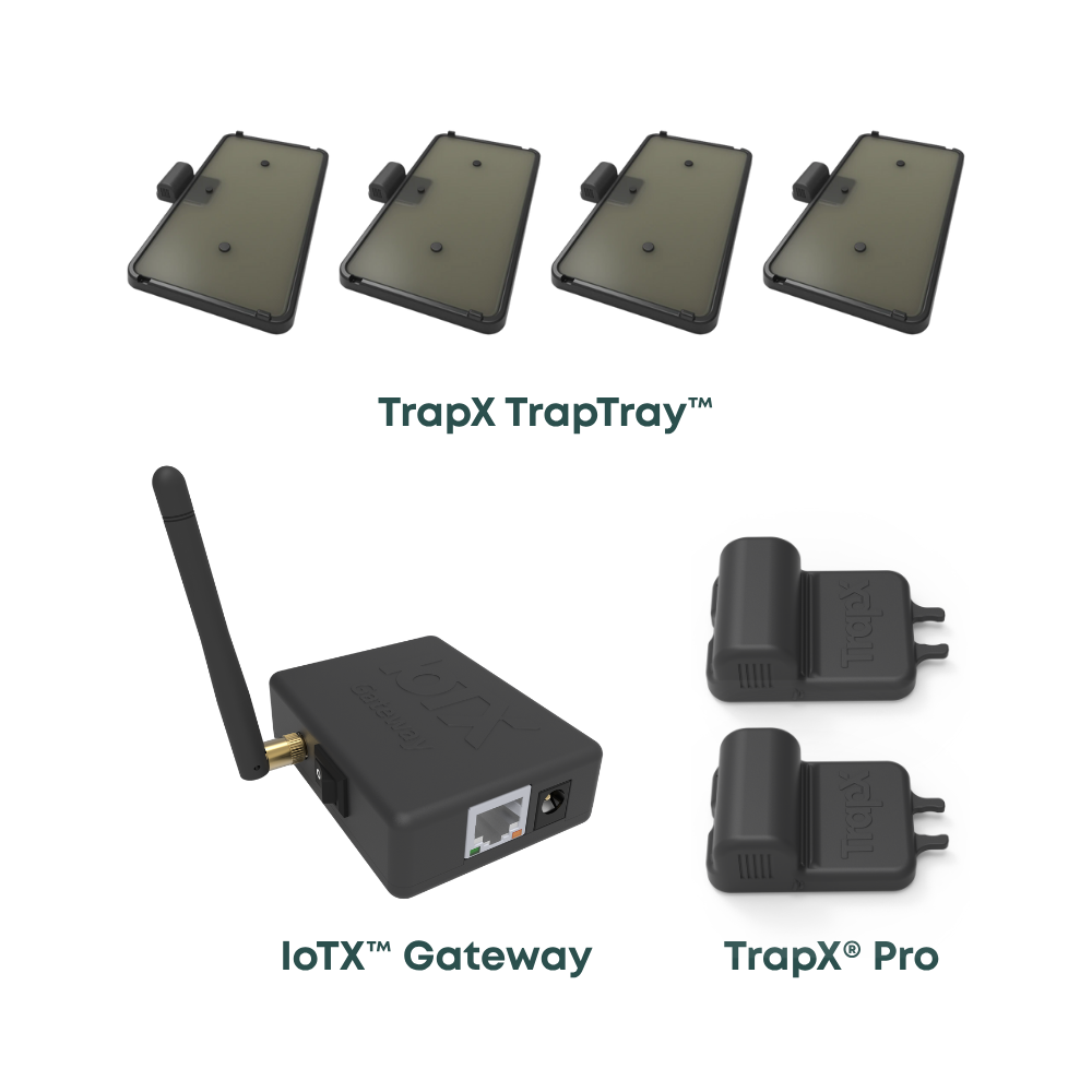 TrapX® Pro Bundle – Smart Rodent Detection Kit