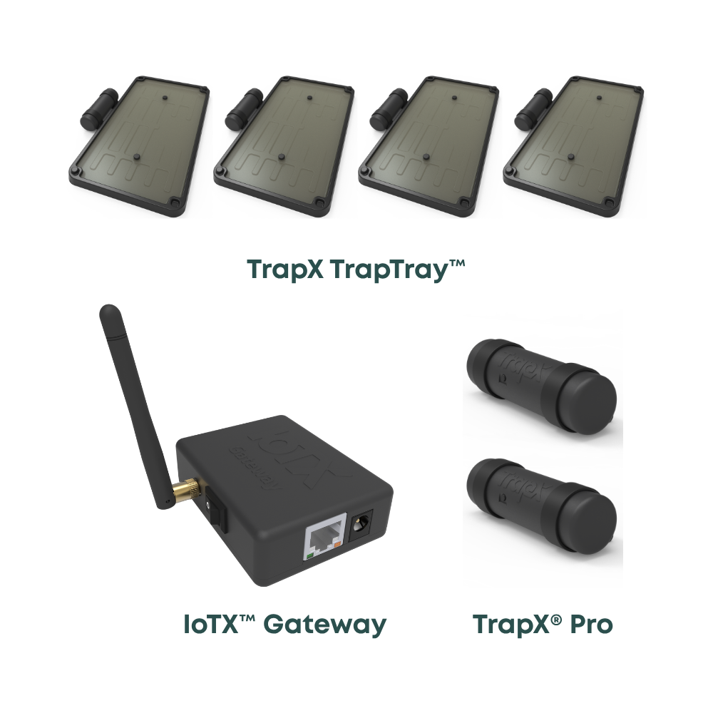 TrapX® Pro Bundle – Smart Rodent Detection Kit
