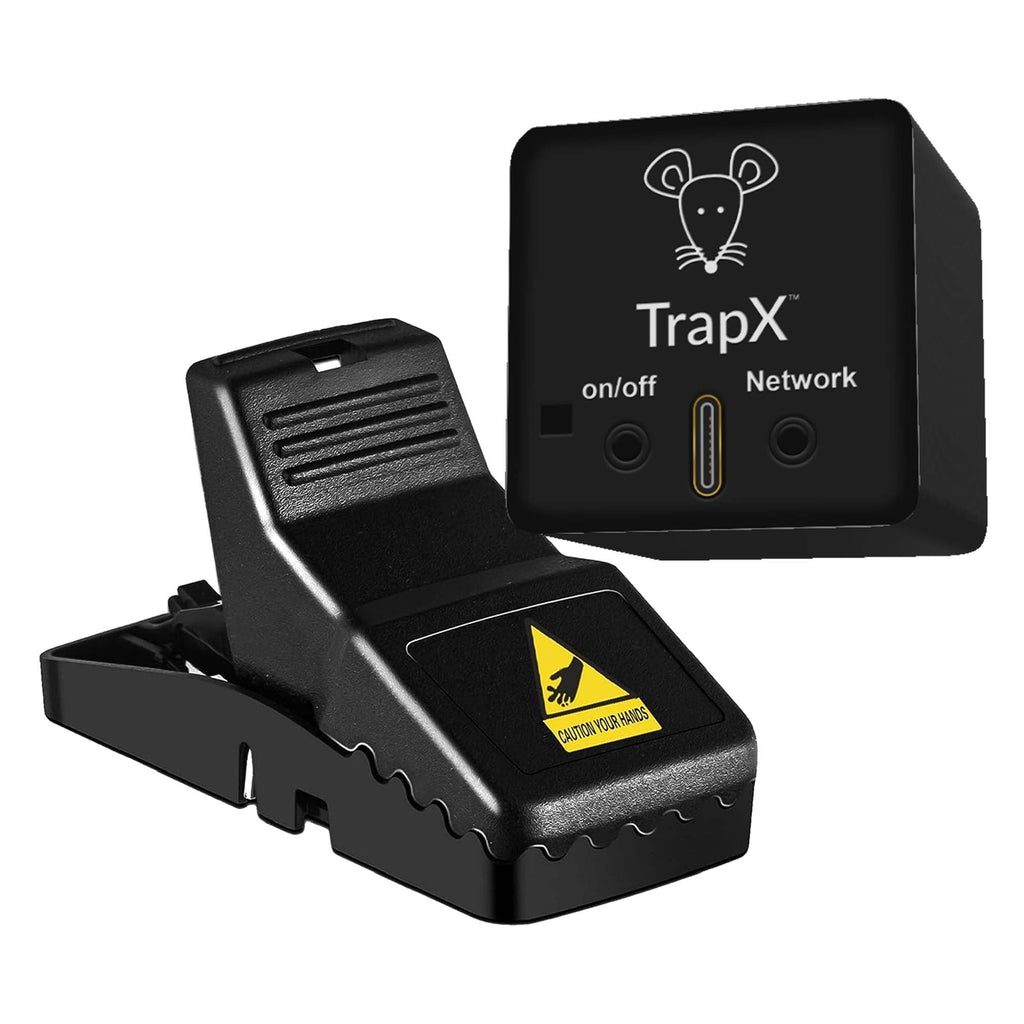 Is the TrapX Smart AI ML Mouse Trap Sensor suitable for both indoor and outdoor use?