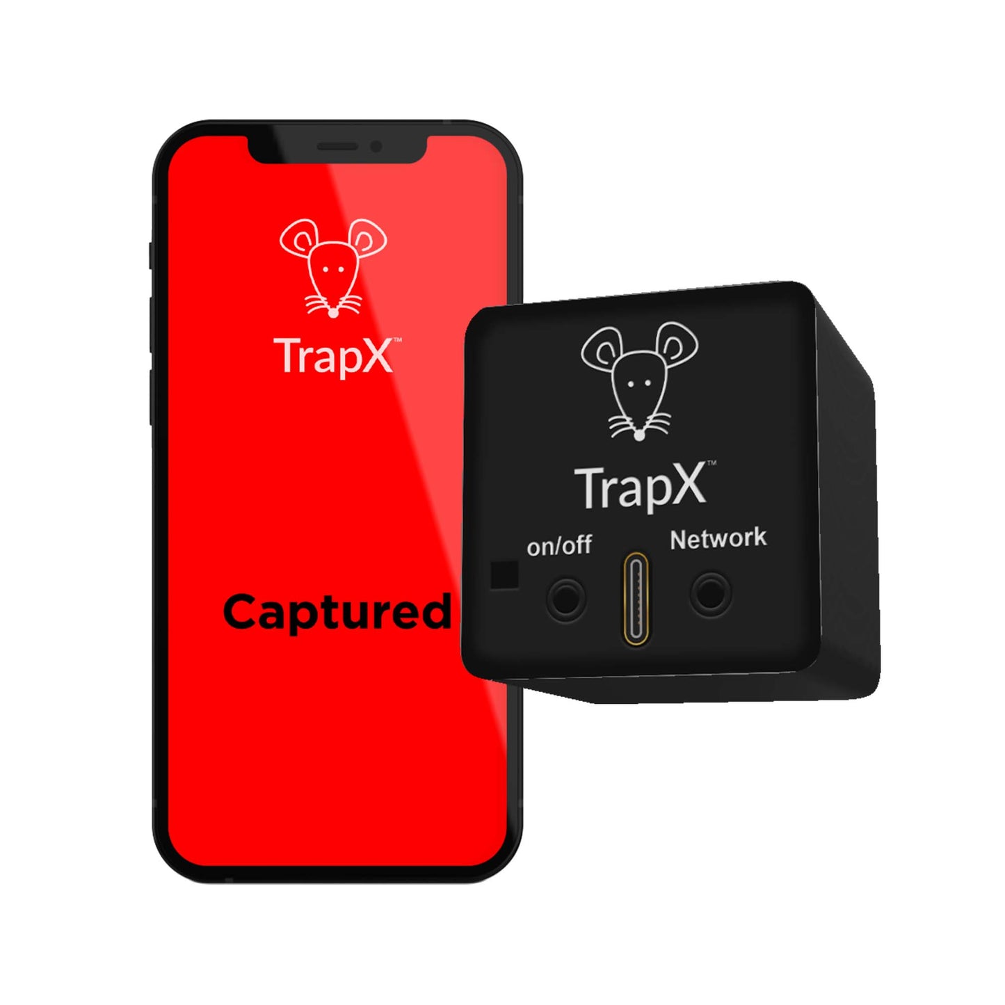 TrapX AI/ML-Powered Mice Trap Attachment with Humane Trap