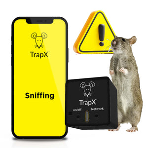 🚀 TrapX AI/ML-Powered Mice Trap Attachment - Patented Tech, Instant Notifications, Fits All Traps, Perfect with Humane Traps 🐭📱