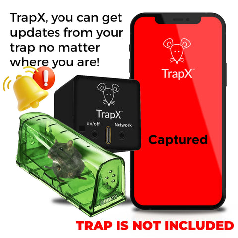 Image of 🚀 TrapX AI/ML-Powered Mice Trap Attachment with Humane Trap Bundle - Patented Tech, Instant Notifications, Eco-Friendly 🐭📱