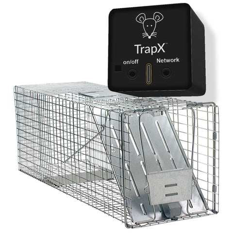 Image of 🚀 TrapX AI/ML-Powered Mice Trap Attachment & cage; Humane Trap Bundle - Patented Tech, Instant Notifications, Eco-Friendly 🐭📱