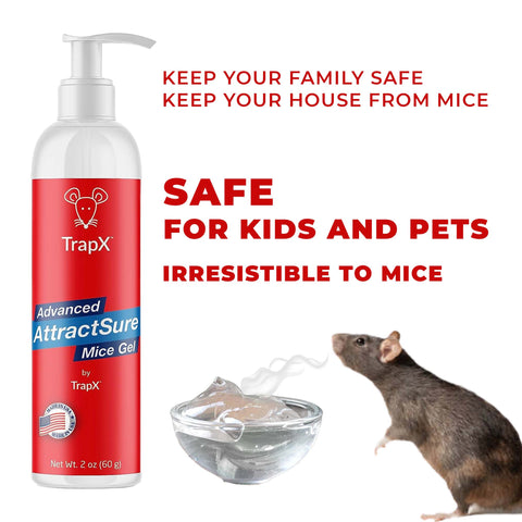 Image of TrapX Bait Gel – The Ultimate Rodent Conqueror | Revolutionary Chemical Balance Scents | Fast-Acting ; Long-Lasting | Outsmart Mice ; Rats