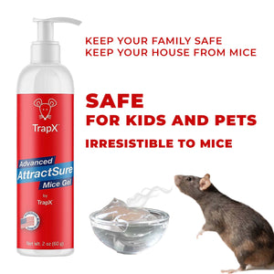 TrapX Bait Gel – The Ultimate Rodent Conqueror | Revolutionary Chemical Balance Scents | Fast-Acting ; Long-Lasting | Outsmart Mice ; Rats