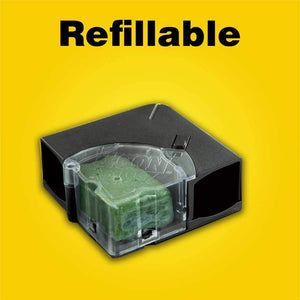 Refillable Corner Fit Mouse Bait Station, 1 Trap + 18 Bait Refills