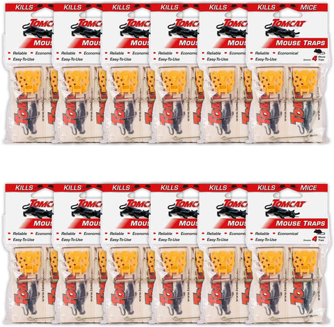 Image of 373312 Wooden Mouse Trap 4 Count (Pack of 12)