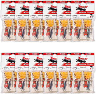 373312 Wooden Mouse Trap 4 Count (Pack of 12)