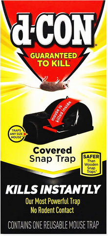Image of D - CON Ultra Set Covered Snap Trap 1 Ct. (Pack of 5) for Mouse