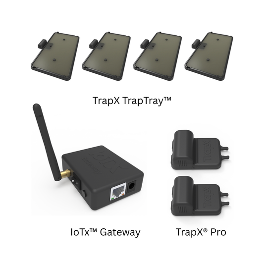 TrapX® Pro Bundle – Smart Rodent Detection Kit
