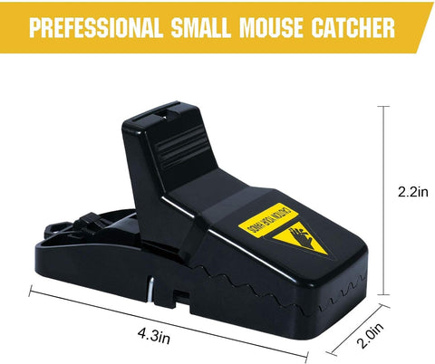 Image of Mouse Traps,Mice Traps for House,Small Rat Traps That Work,Mice Killer Indoor Mouse Snap Traps No See Kill Mousetraps Quick Effective Mouse Catcher for Family and Pet-20 Pack