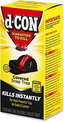 Image of D - CON Ultra Set Covered Snap Trap 1 Ct. (Pack of 5) for Mouse