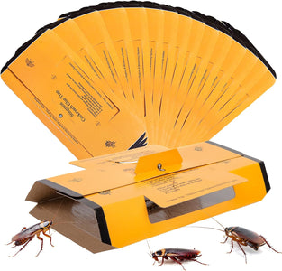 18 Pack Roach Traps Indoor Roach Killer Indoor Infestation, Cockroach Killer Indoor Home Cockroach Trap Sticky Traps for Insects